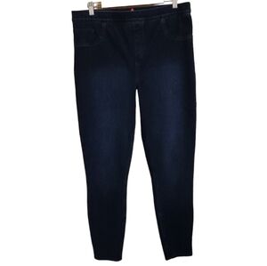 Spanx Jean-ish Ankle Leggings In Twilight Rinse